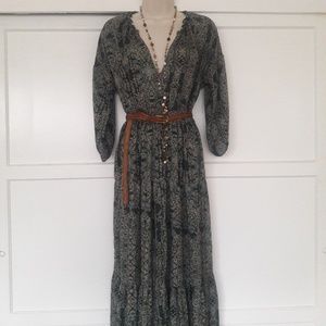 Boho Chic Ecote Maxi Dress